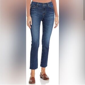 AG DENIM THE ISABELLE HIGH RISE STRAIGHT CROP JEANS SIZE 29 r